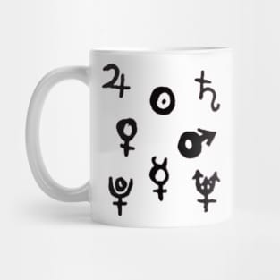 8 Symbols of the Zodiac Mug